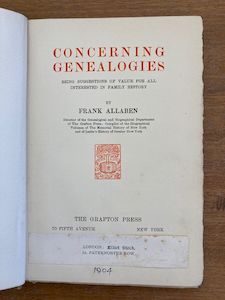 Concerning Genealogies Interior