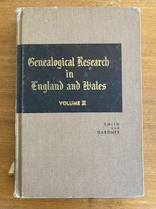 Genealogical Research in England and Wales