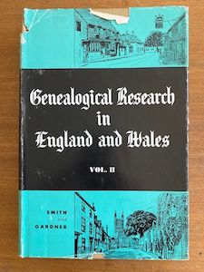 Genealogical Research in England and Wales